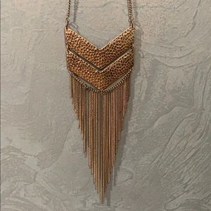 Aztec Silver chain necklace